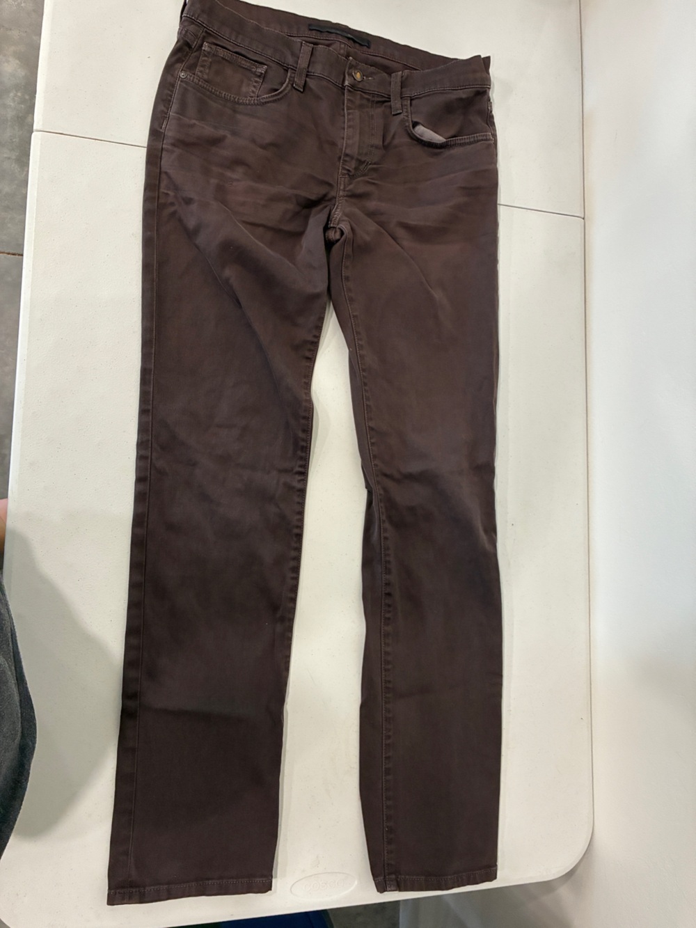 Joe’s Jeans Mens “The Brixton” Straight Narrow Stretch Pants- Brown size W30